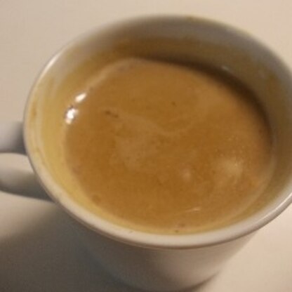 簡単に、キャラメルコーヒーが作れて（ニコニコ）レンジで簡単で、いいですね（ニッコリ）おいしかったです（ニコニコ）